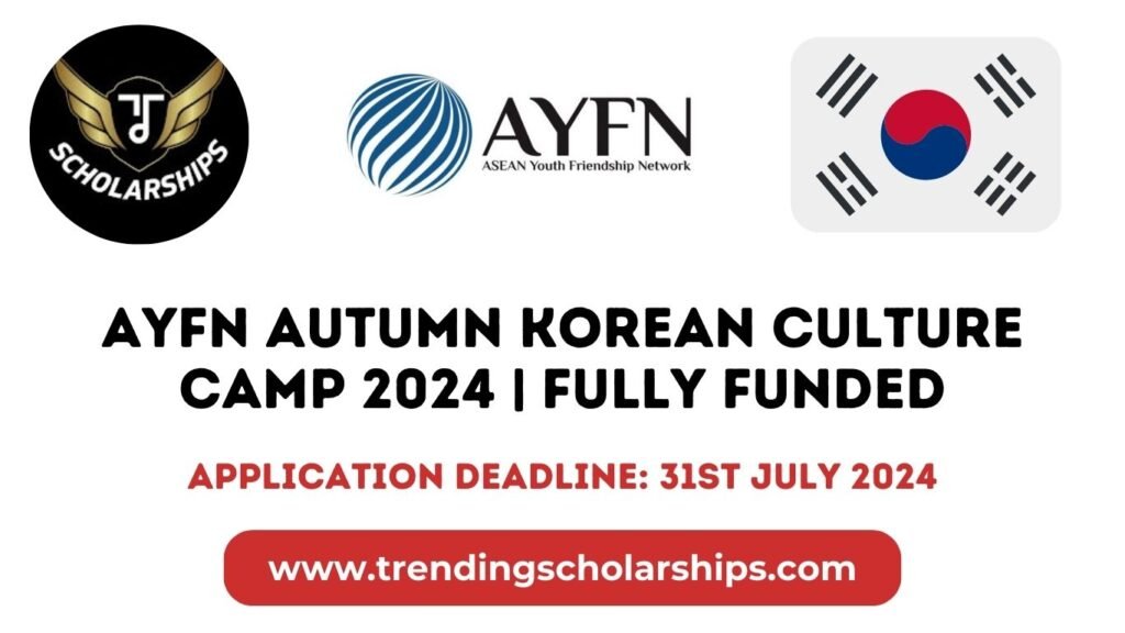 AYFN Autumn Korean Culture Camp 2024 | Fully Funded